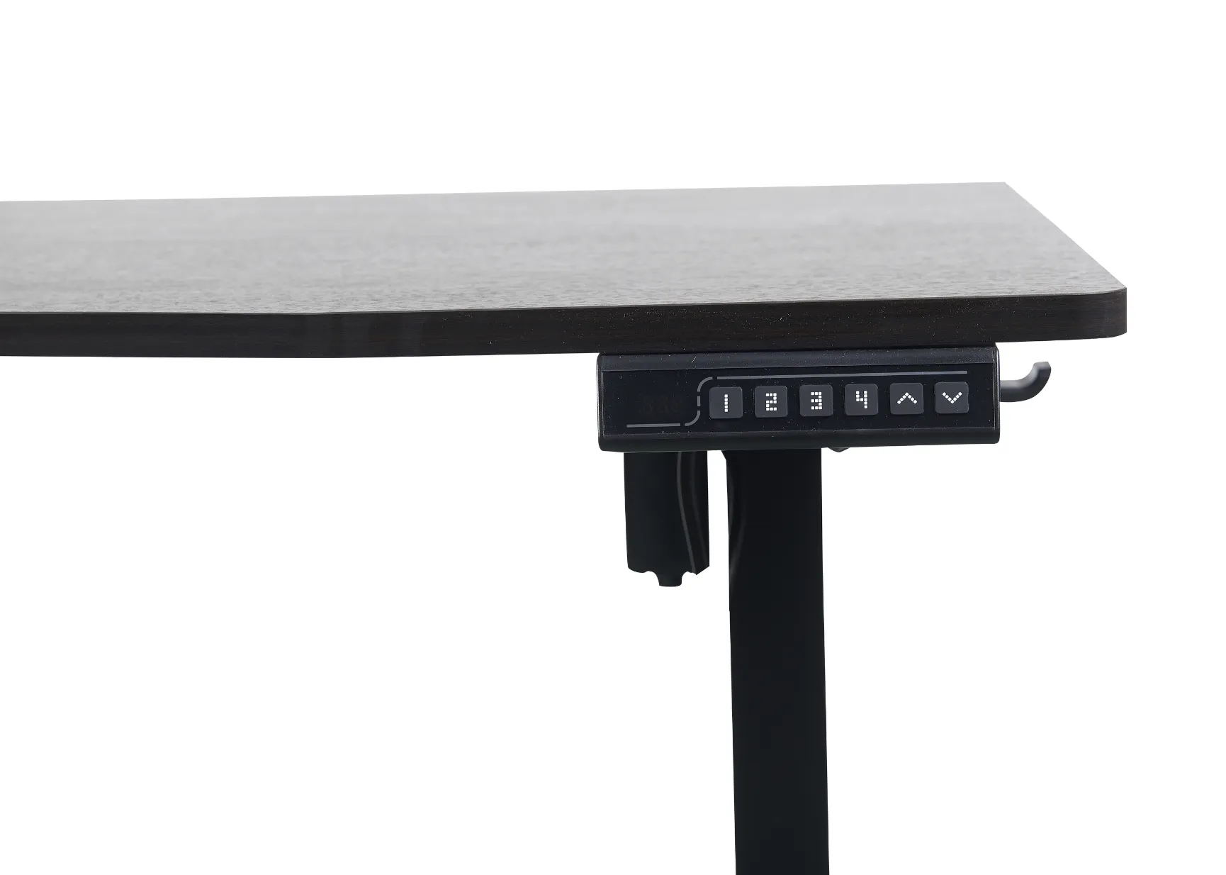 120 x 70cm Electric Standing Desk Height Adjustable Motorised Electric Sit Stand in Black