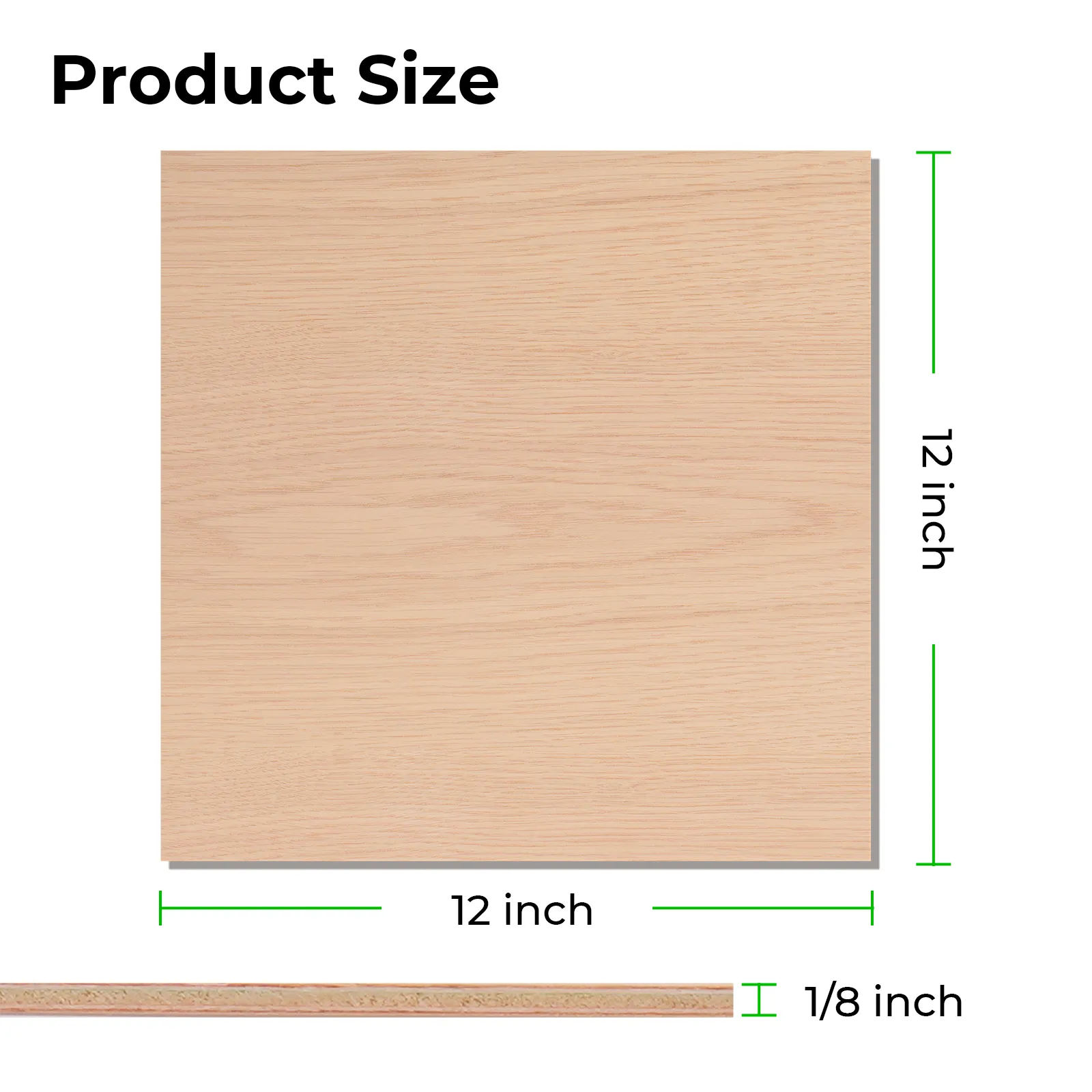 1/8" White Oak Plywood Sheets (6pcs)
