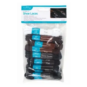 Ashley Housewares Shoelaces 10 Pairs