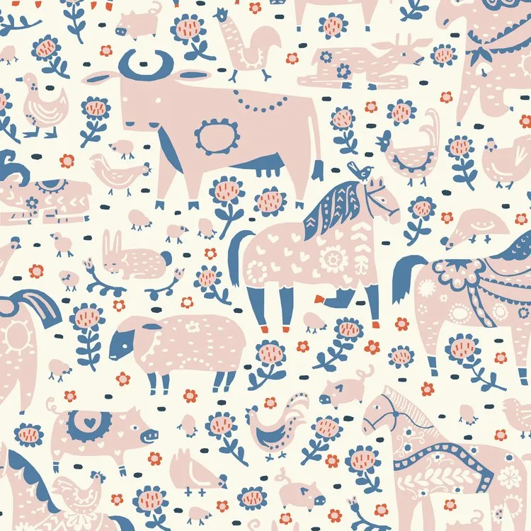 Barnyard Pink - $14.40/ Yard ORGANIC