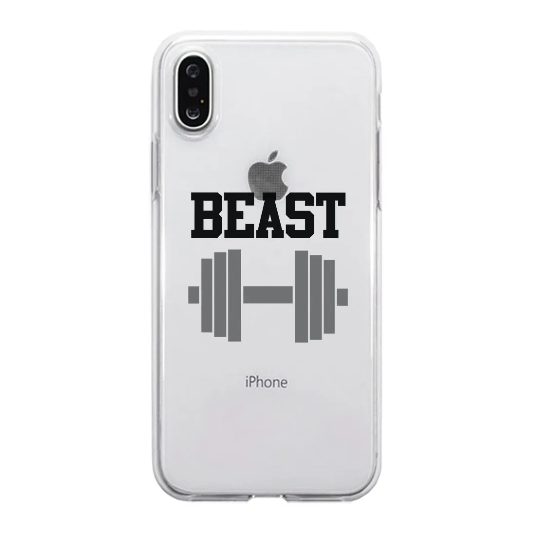 Beast And Beauty Couple Matching Phone Cases Tough Love Strong Gift