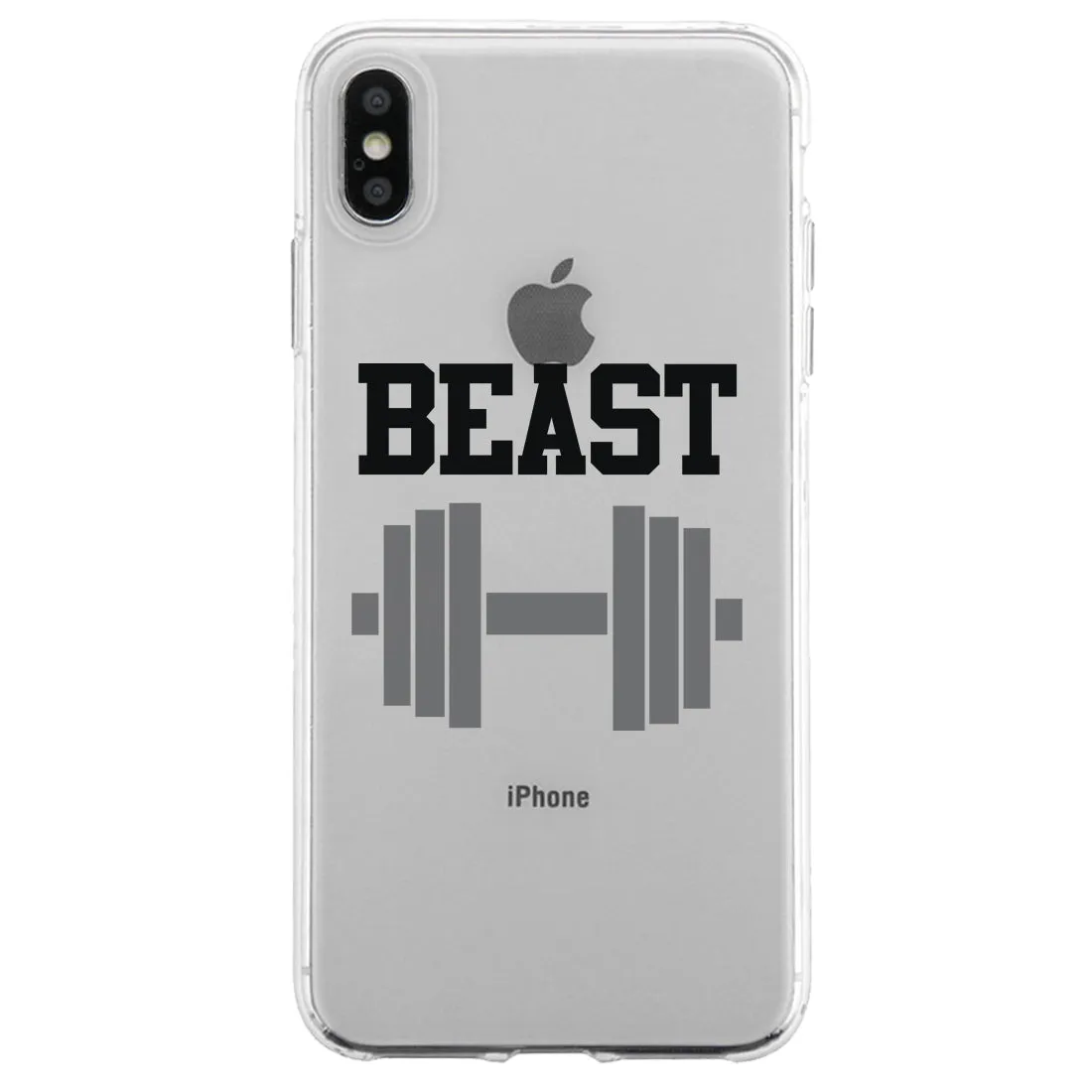 Beast And Beauty Couple Matching Phone Cases Tough Love Strong Gift