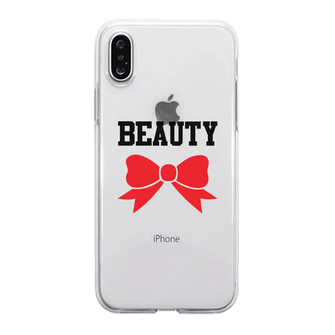 Beast And Beauty Couple Matching Phone Cases Tough Love Strong Gift