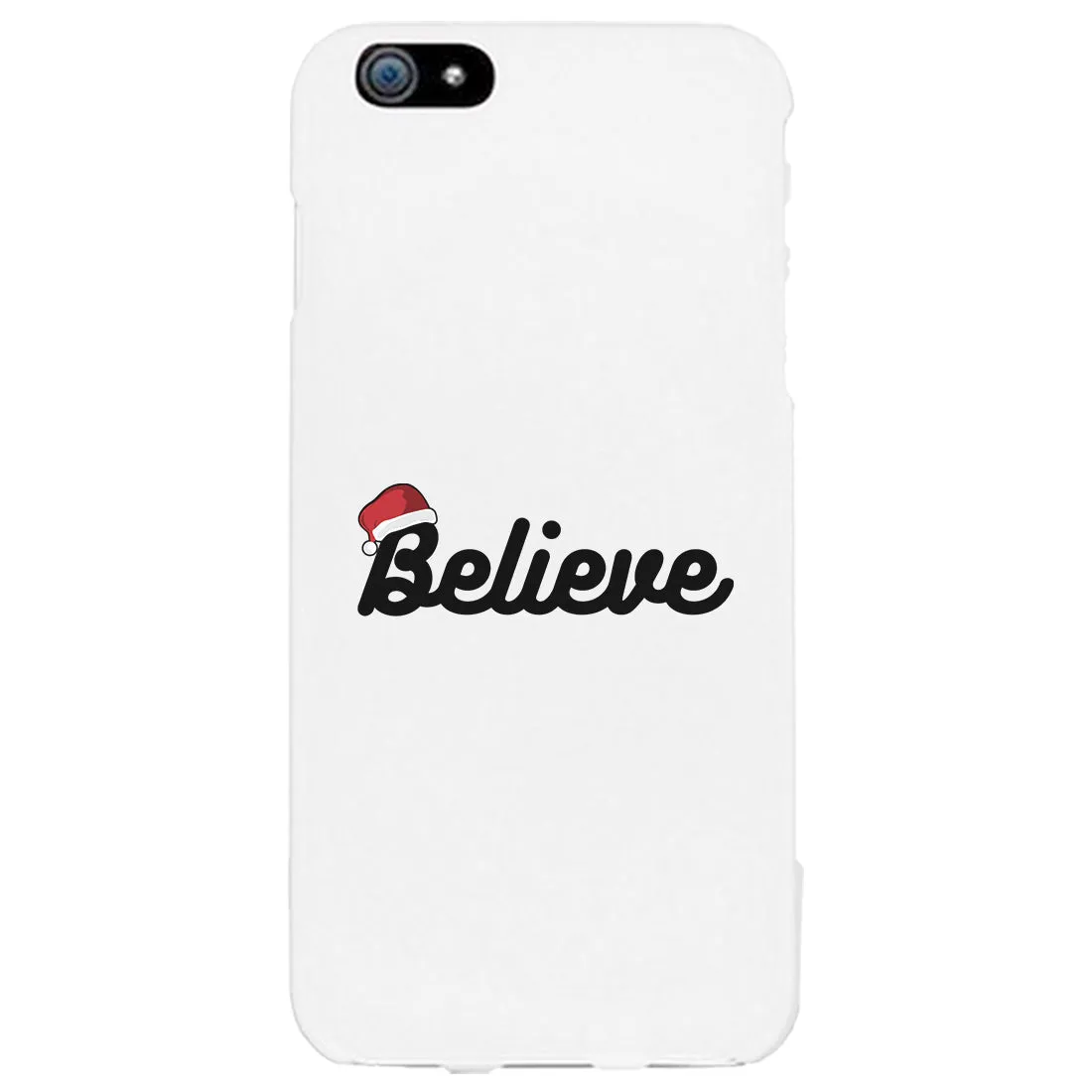 Believe Santa Hat Phone Case