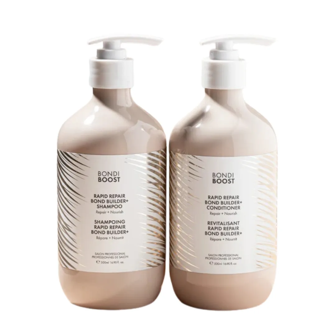 BondiBoost Rapid Repair Bond Builder  Shampoo & Conditioner 300ml Duo