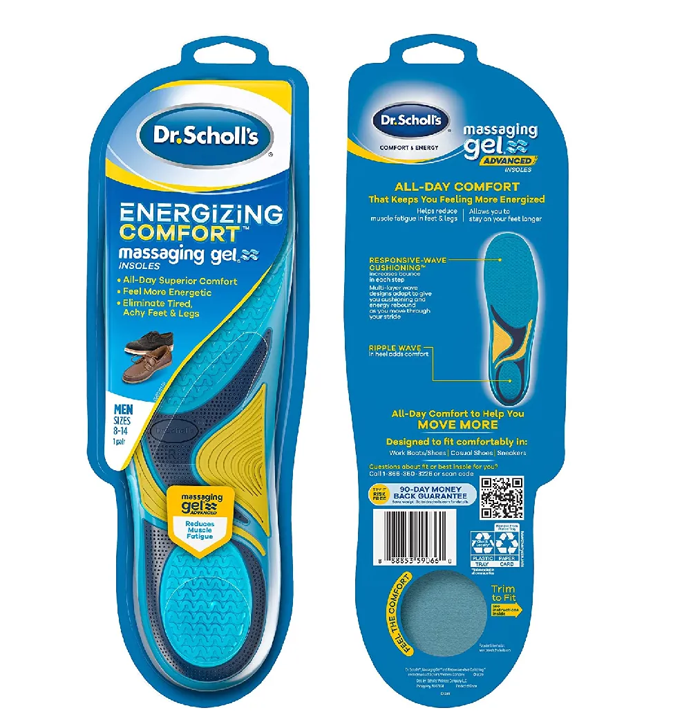 Dr. Scholl’s Comfort and Energy Massaging Gel Insoles