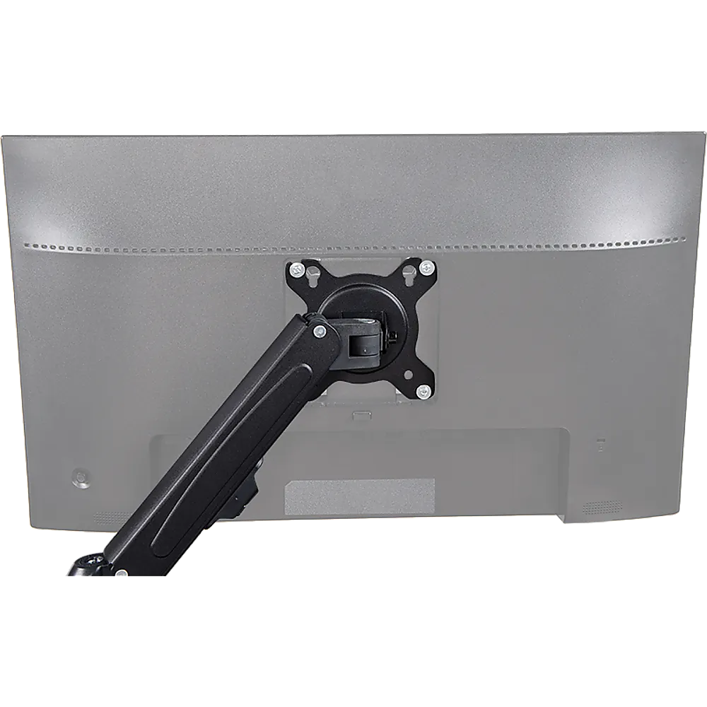 Dual Screen Gas-Strut Aluminum Monitor Stand with Cable Management