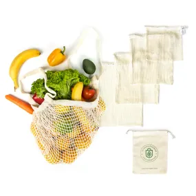 Ecopack Zero Waste Grocery Set (1 Pack/6 Bags)