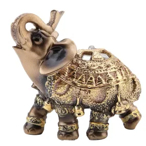 Elephant Statue, Perfect for Gift for Home Shop Decoration, Thai Elephant, Feng Shui Elephant, for Reception Decoration, Good Luck Decoration, Three Sizes(L/M/S)(M)