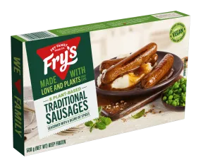 Fry's 8 Plant-Based Traditional Sausages 380g