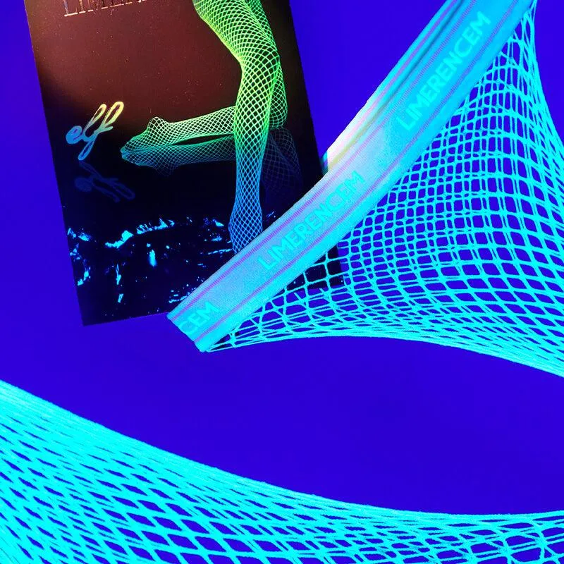 Glow in the Dark Fishnet Stockings