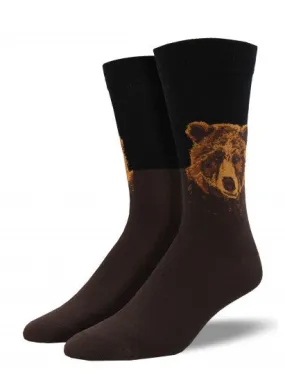 Grizzly Bear Bamboo Socks (Men's)