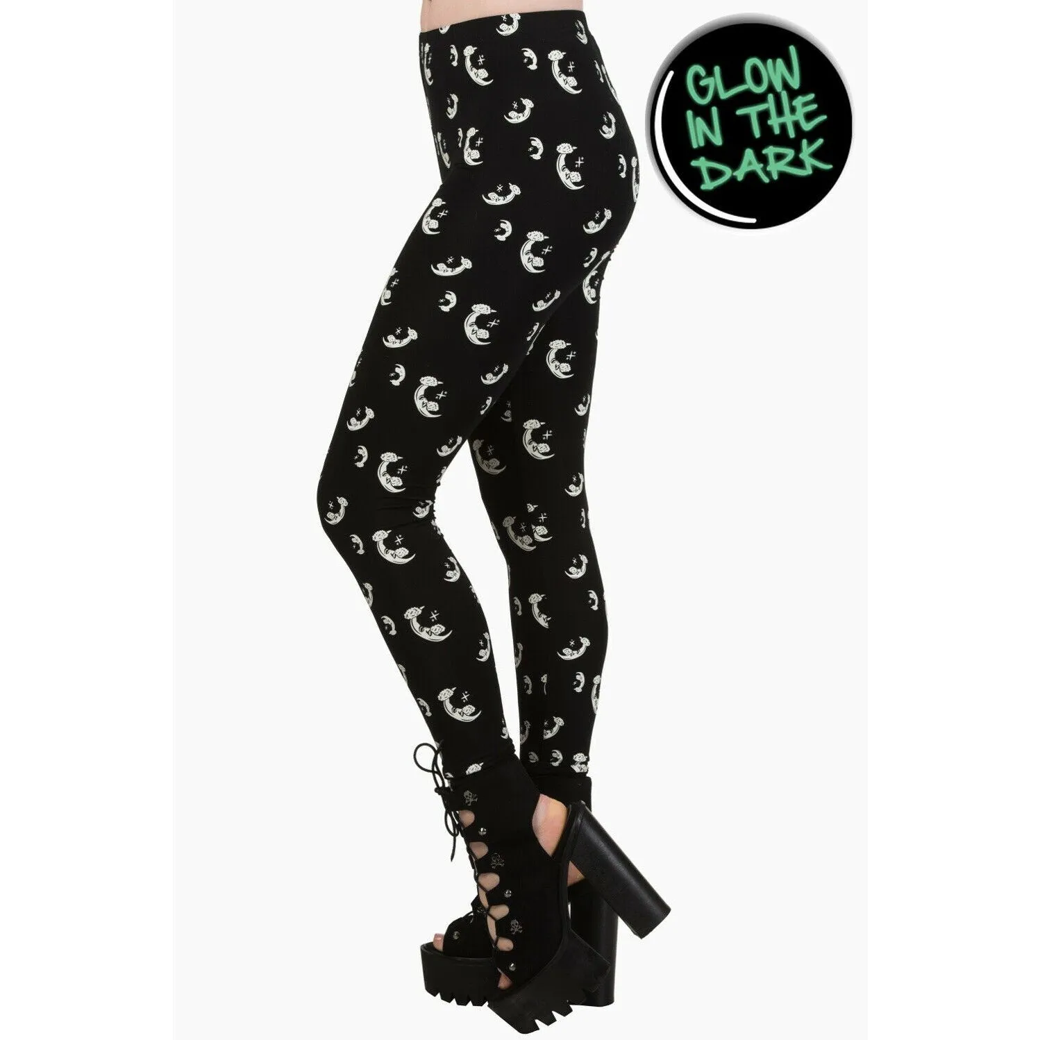 Heavenly Creatures Glow In The Dark Leggings