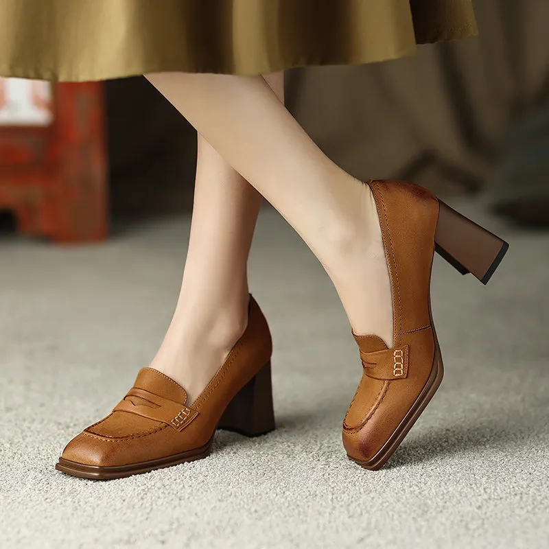 High Heel Loafers