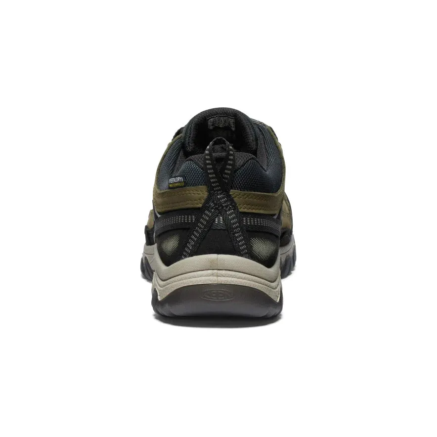 Keen Men's Targhee IV WP Dark Olive/Gold Flame