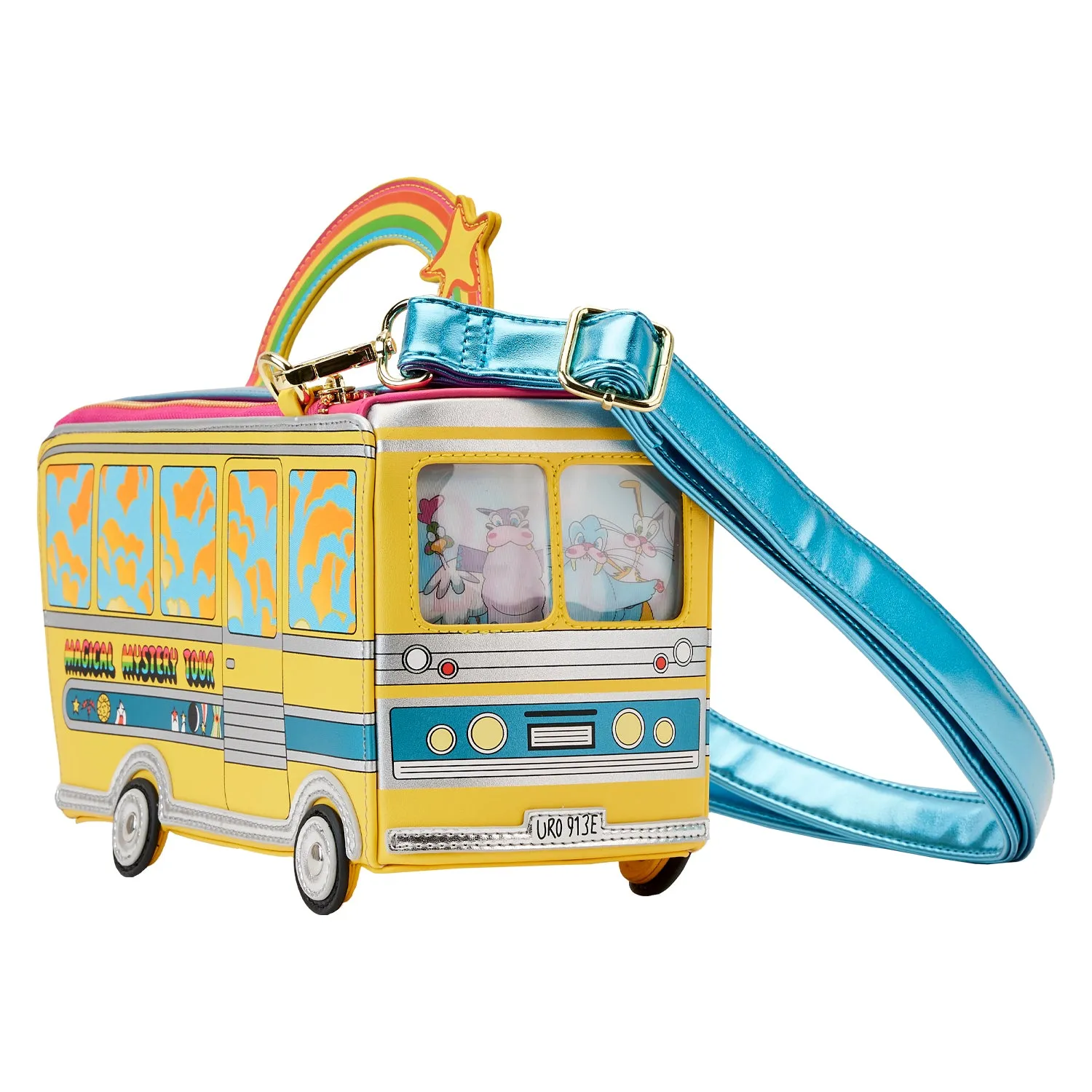 LF The Beatles Magical Mystery Tour Bus Crossbody Bag