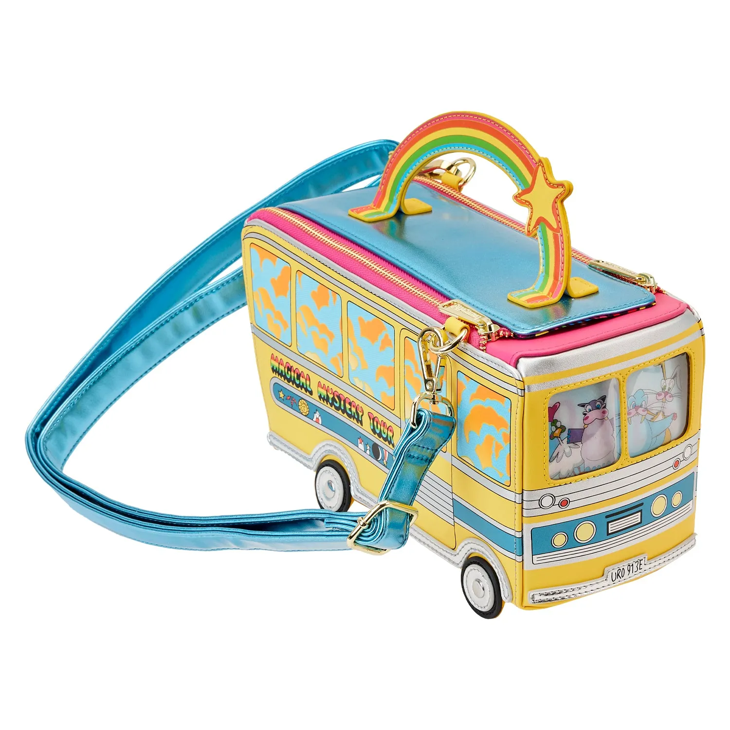 LF The Beatles Magical Mystery Tour Bus Crossbody Bag