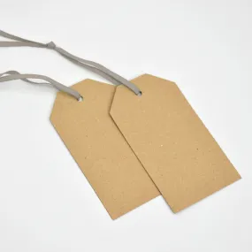 Luggage Kraft Gift Tags Natural Cream (50)