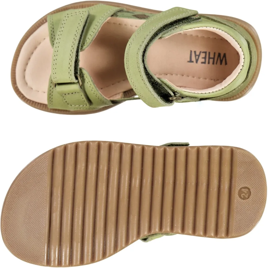 Macey open toe - heather green