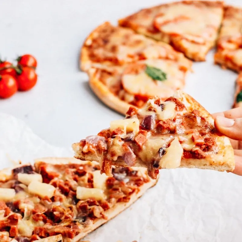 One Planet Pizza Sourdough Hawaiian Plant-Based Pizza 328g