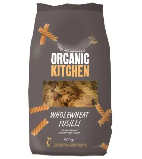 Organic Kitchen Wholewheat Fusilli 500g