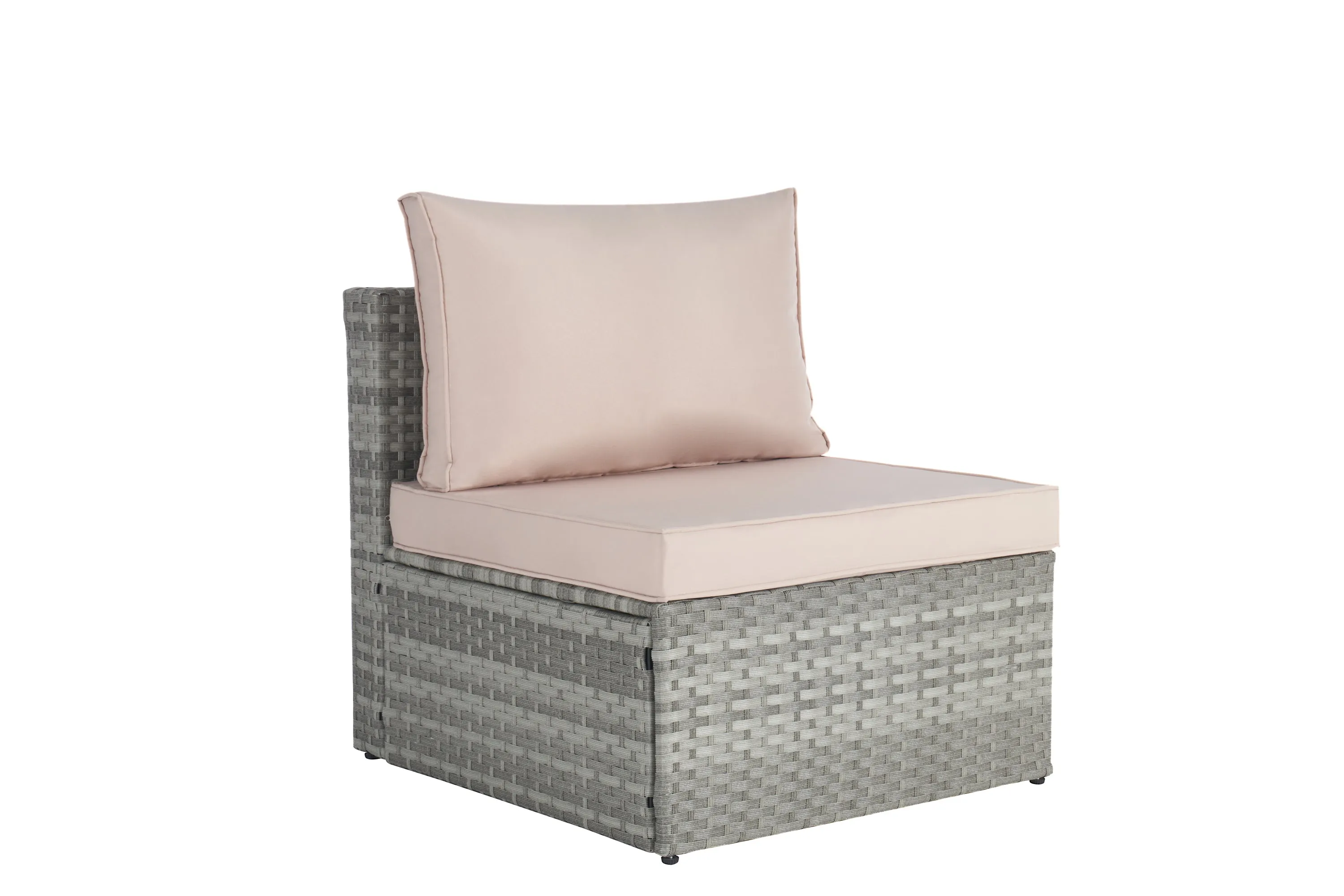 Outdoor Rattan 7 Pieces Furniture Sofa And Table Set