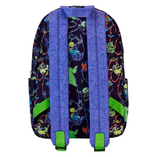 The Nightmare Before Christmas Neon Glow-in-the-Dark Backpack