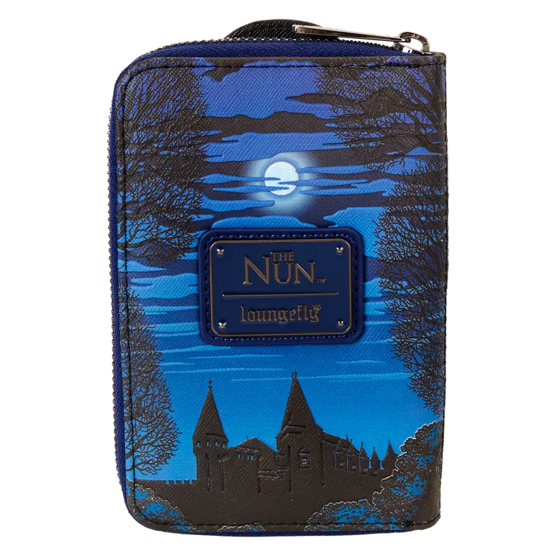The Nun Cosplay Glow Zip Around Wallet by Loungefly
